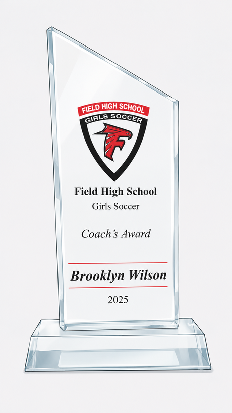 Field High School Girls Soccer Coach's Award presented to Brooklyn Wilson, 2025